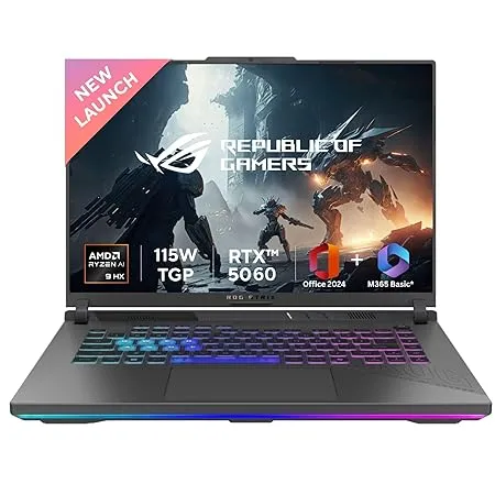 ASUS ROG STRIX G16 (RTX 5060 & AMD Ryzen 9  8940HX) Image