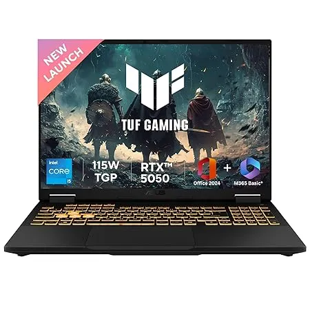 ASUS TUF F16 with RTX 5050 and i5 13th Gen Image